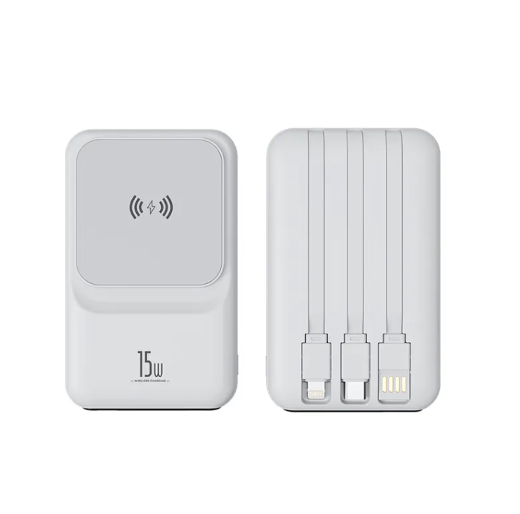 Snap & Charge Magnetic Power Bank — Fast Wireless Charging On The Go