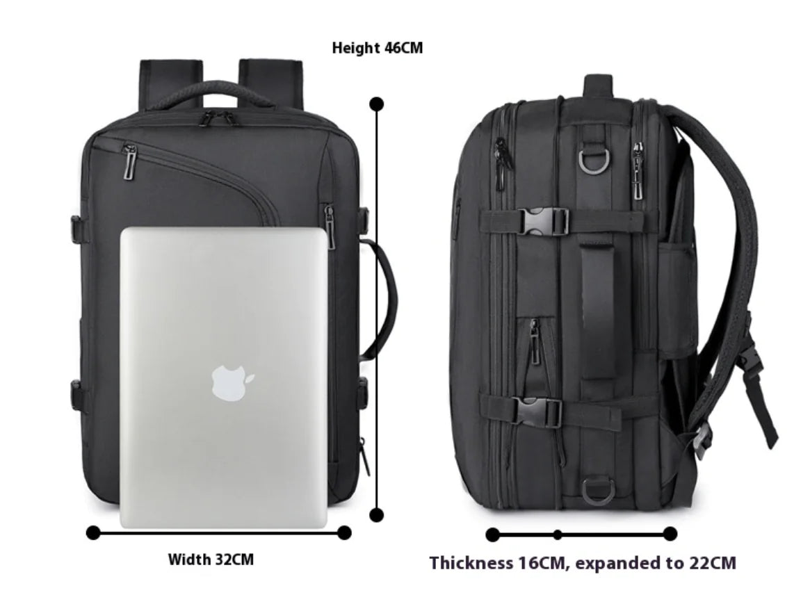 Airline-Approved Vacuum Compression Travel Backpack – Pack More, Pay No Baggage Fees