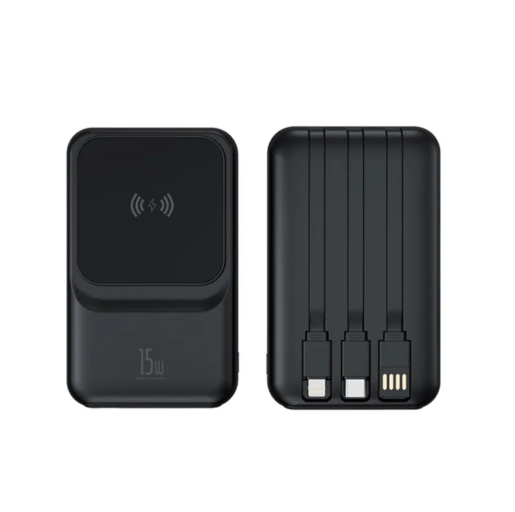 Snap & Charge Magnetic Power Bank — Fast Wireless Charging On The Go