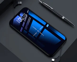 🔋 K6 Mirror Wireless Power Bank – 10,000mAh Portable Charger